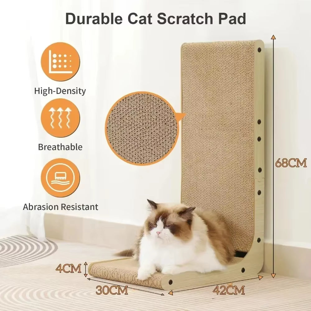 Cat Scratcher Cat Scratching Post Vertical Wear-Resistant Scratch-Resistant Cats Scratching Board Cats Toy Furniture Protector