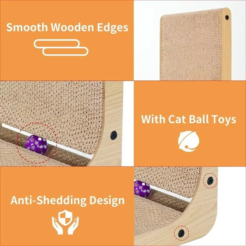 Cat Scratcher Cat Scratching Post Vertical Wear-Resistant Scratch-Resistant Cats Scratching Board Cats Toy Furniture Protector